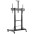  Steel Trolley Floor Support with adjustable height, for TV from 60'' to 100'' - TECHLY - ICA-TR36-8