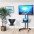 Mobile TV Stand/Trolley for LED/LCD 32-70" with shelf  - TECHLY - ICA-TR23-1