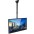 Telescopic Ceiling Support up to 1.6m LED TV LCD 23-42" - TECHLY - ICA-CPLB 922L-5