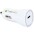 Car Charger USB Type C with output 5V / 3A White - TECHLY - IUSB2-CAR2-3A1PC-0