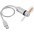 USB 2.0 Fan for Notebook with Coloured Message 5 LED - TECHLY - IUSB-FAN3-6
