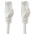 Network Patch Cable Cat.6 in CCA UTP 1m White - TECHLY PROFESSIONAL - ICOC CCA6U-010-WHT-3