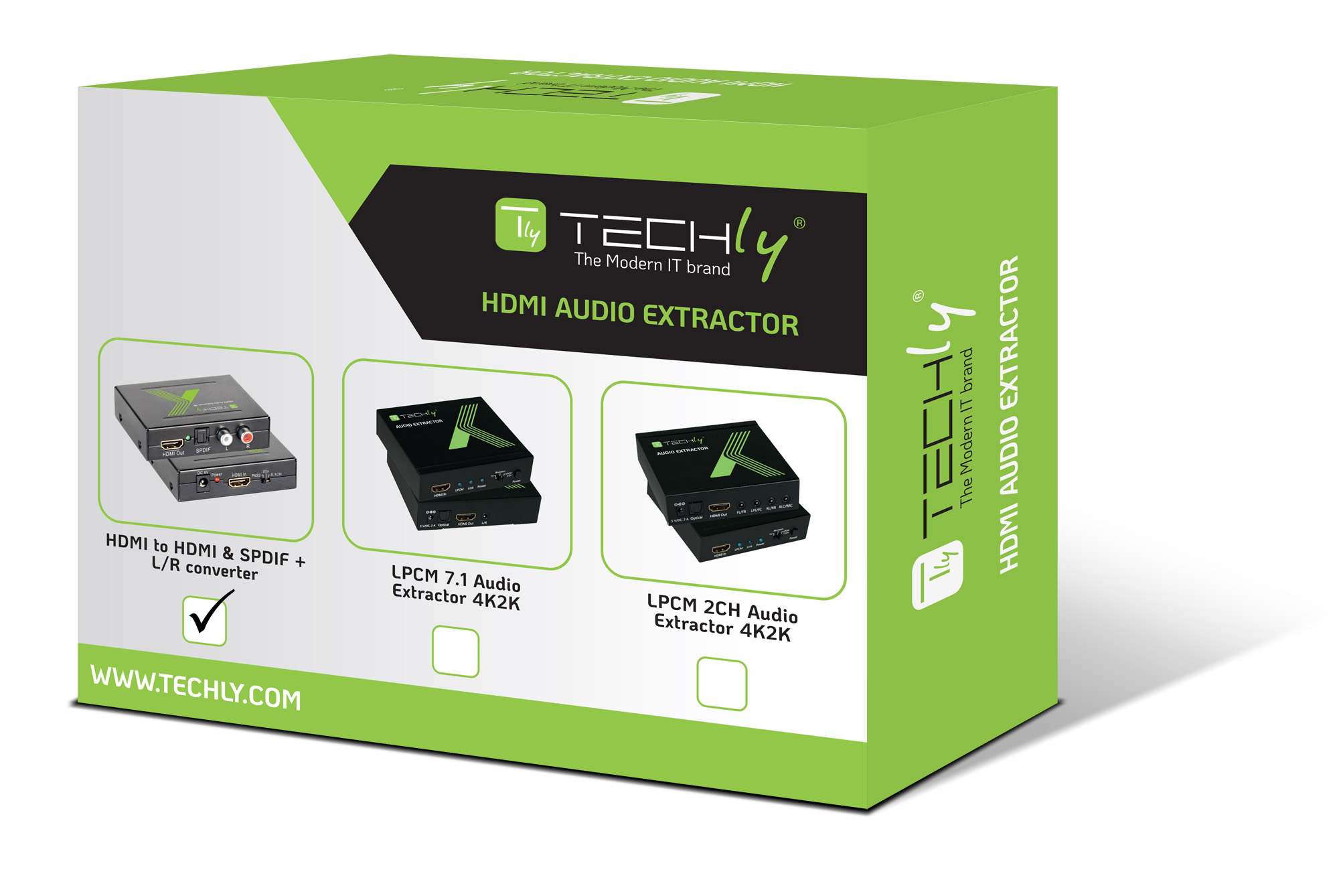 RCA L~H5 1080P Audio Extractor Converter Splitter HDMI To HDMI & Optical SPDIF 