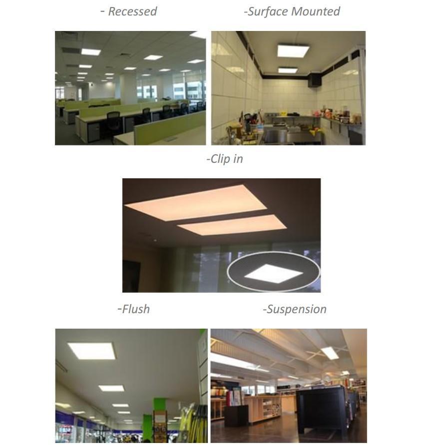 40W LED Ceiling Recessed Edge Lit Square Panel Office Salon 60 x 60 Light Driver 