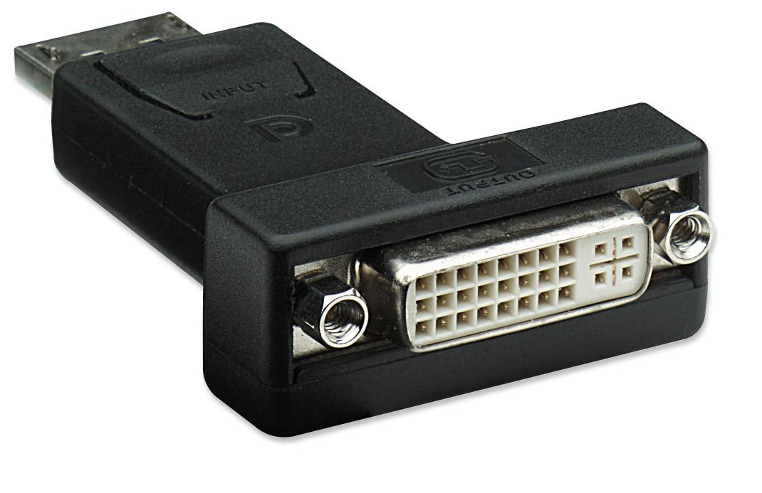 DisplayPort Adapter DP M to DVI-I 24 + 5 F - DVI Adapters - Video Adapters  - Cables and Sockets