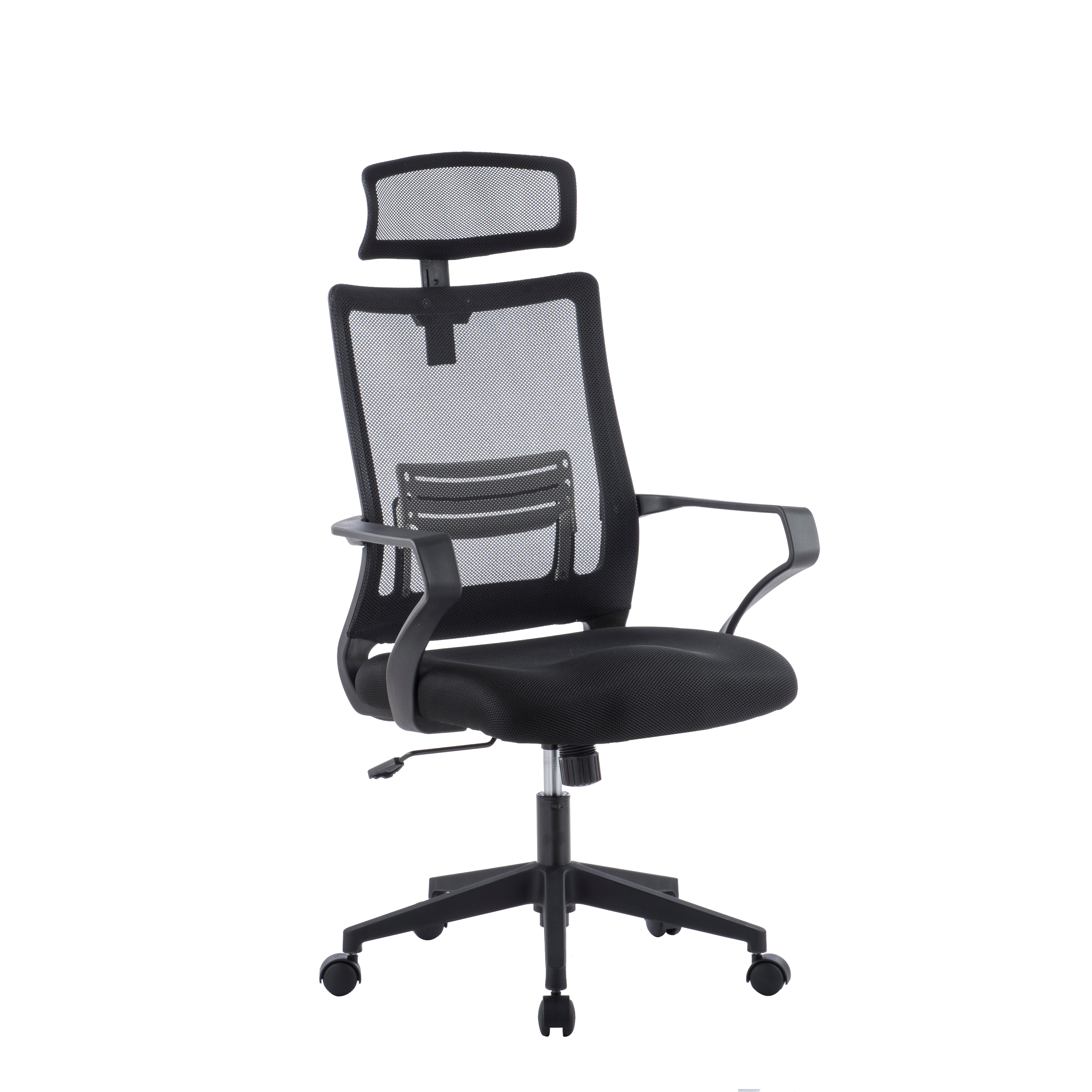 kennedy 180kg high back chair black