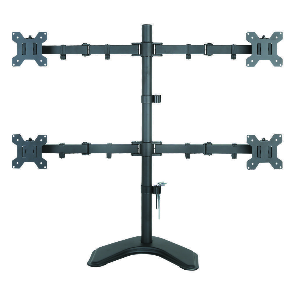Desk monitor arm for 4 Monitor 13-27 