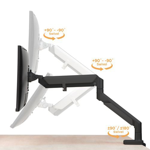Gas Spring Single Monitor Arm desk for 