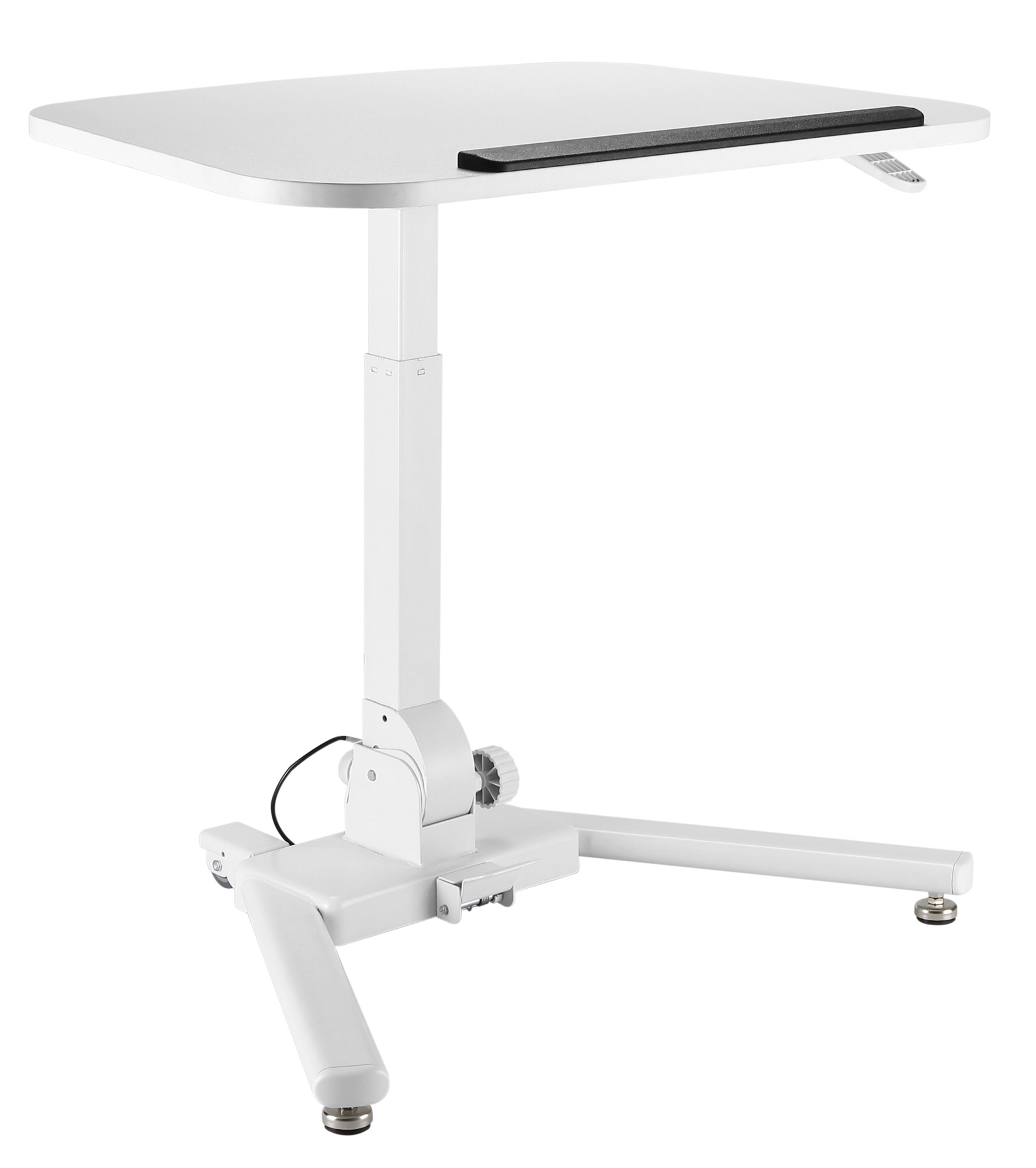Foldable Height Adjustable Desk White Computer Desks Office