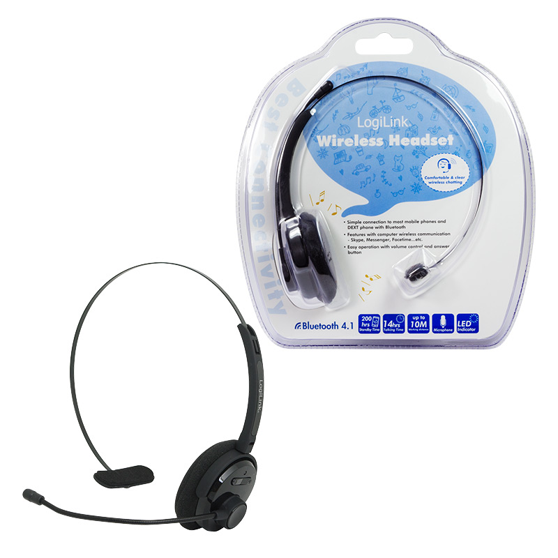 Cuffia mono e microfono Bluetooth - vendita online su Manhattan Shop