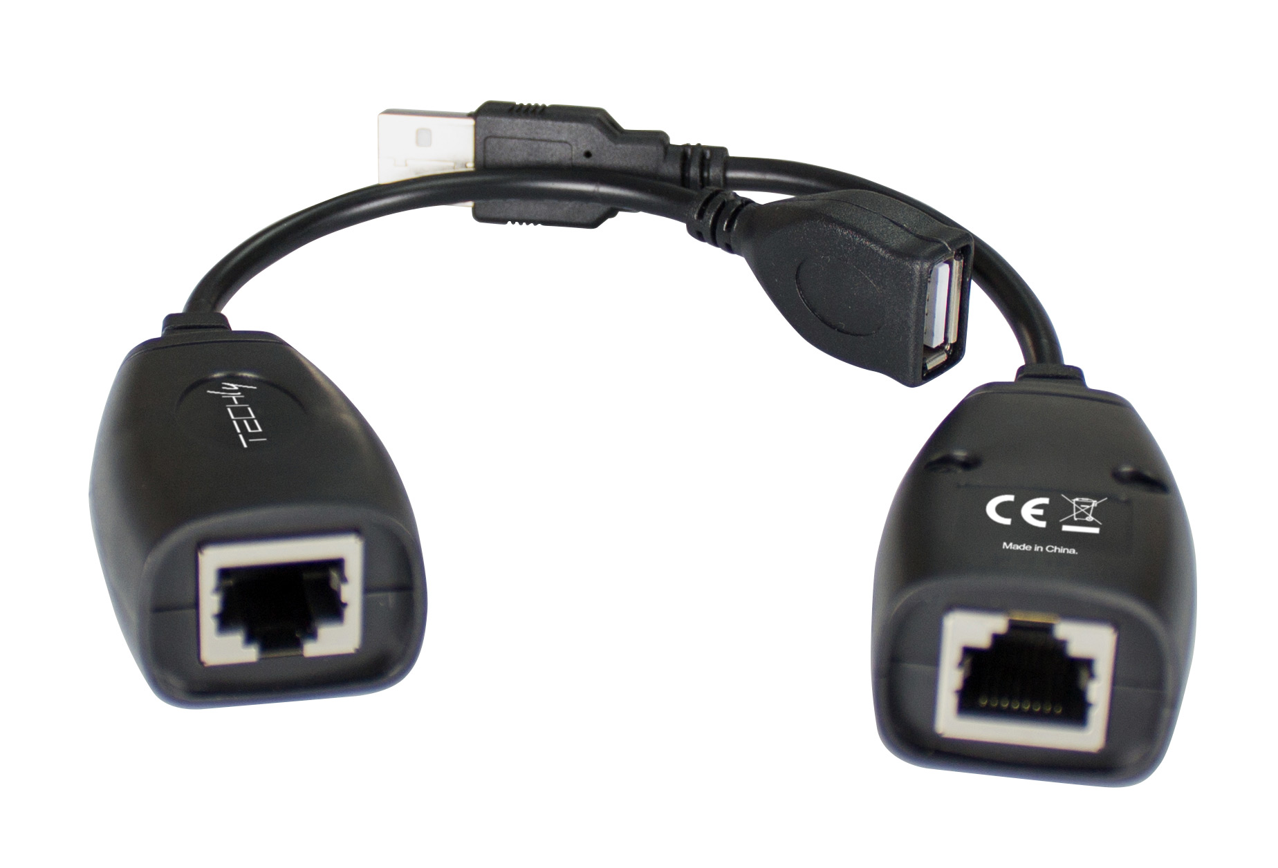 LIYUNSHU 50m USB to RJ45 Extender by Cat5e Cable 