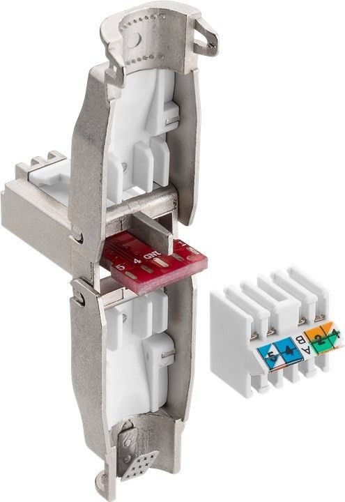 Cable Matters 6-Pack Tool-Free Shielded RJ45 Termination Plug Connector 