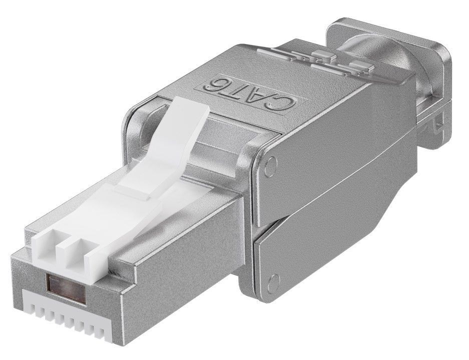 Tool-free network connector CAT 6 shielded - Plug RJ45 - Passive Components Networking