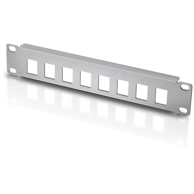 Patch Panel 10 1u 8 Places To Keystone Jacks Grey Patch Panels Rack Cabinets And Accessories Networking