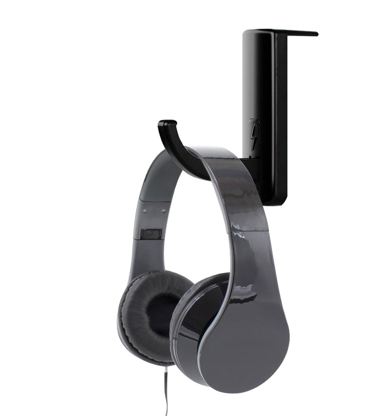 Universal Headphone Headset Hanger Holder Wall PC Monitor Stand Rack Sticky 