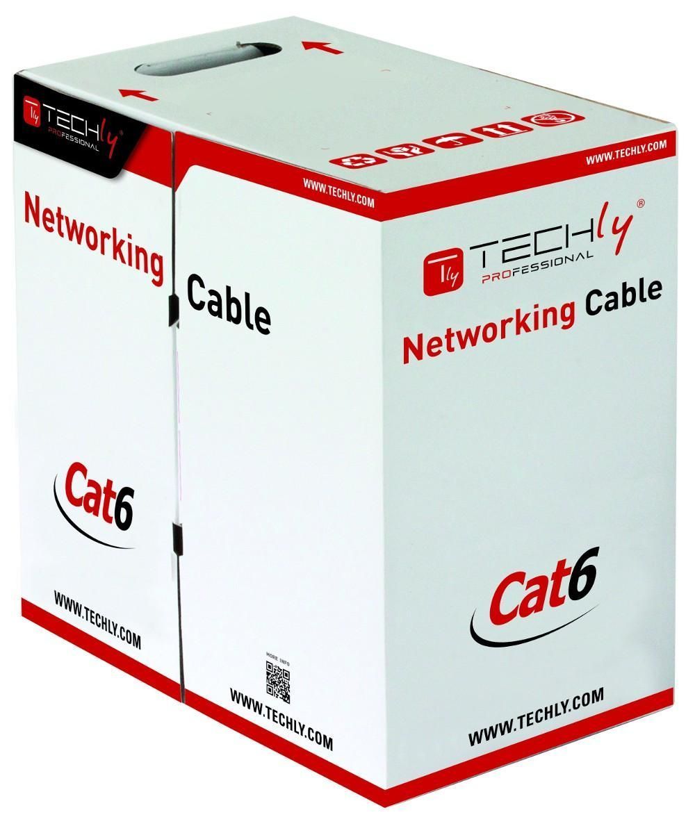 Grey Networking Cable  Intellinet itp6-cca-305-gy 305 m Cat6 U/UTP , Grey  Networking Cables 305 m, Cat6, U/UTP UTP UTP 