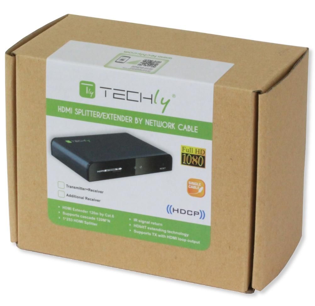 Additional Receiver For Hdmi Extender With Ir Hdbitt Of Cable Network Audio Video Extender Audio Video